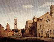 Pieter Jansz Saenredam St Mary's Square and St Mary's Church at Utrecht china oil painting reproduction